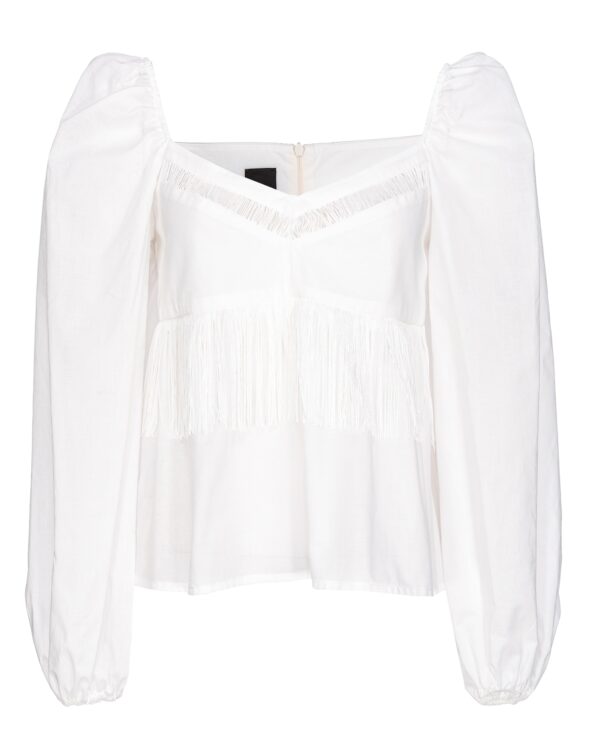 Blusa con flecos