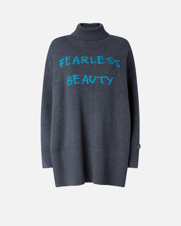 Jersey largo de lana Fearless Beauty