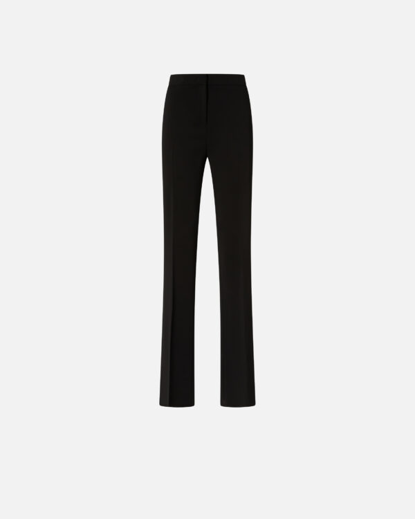 Pantalones elegantes acampanados en cady técnico