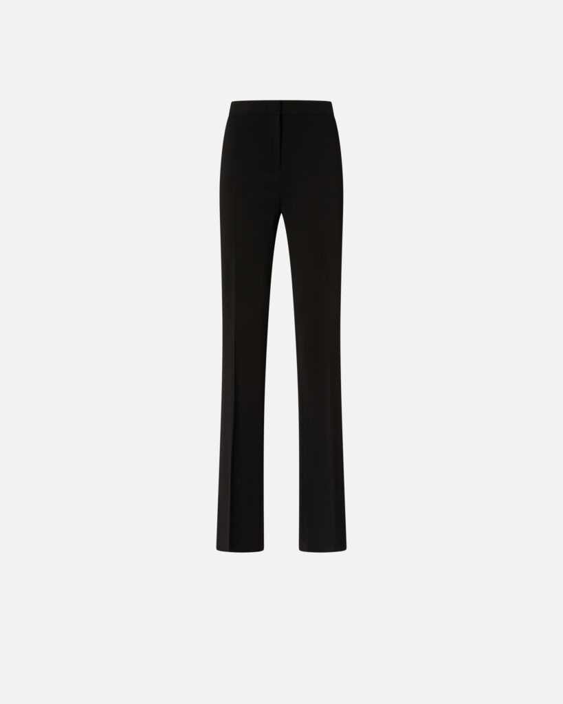 Pantalones elegantes acampanados en cady técnico