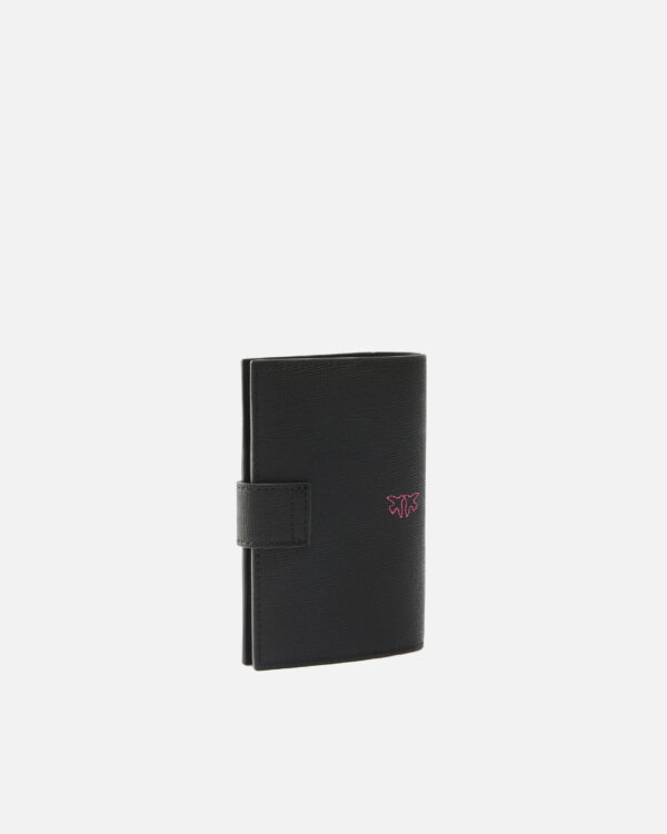 Funda para pasaporte de piel saffiano con logotipo de pajaritos - Imagen 2