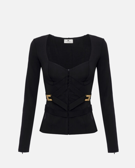 Chaqueta de tela bielástica