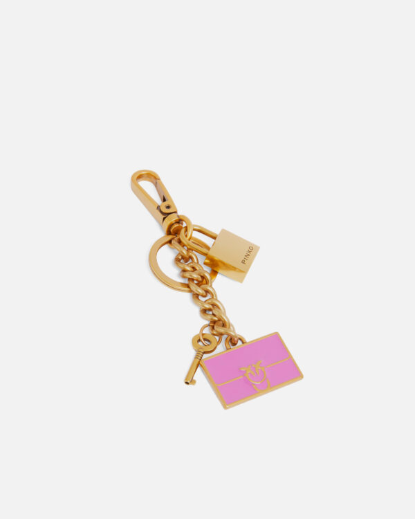 Llavero con candado y charm Love Bag - Imagen 2