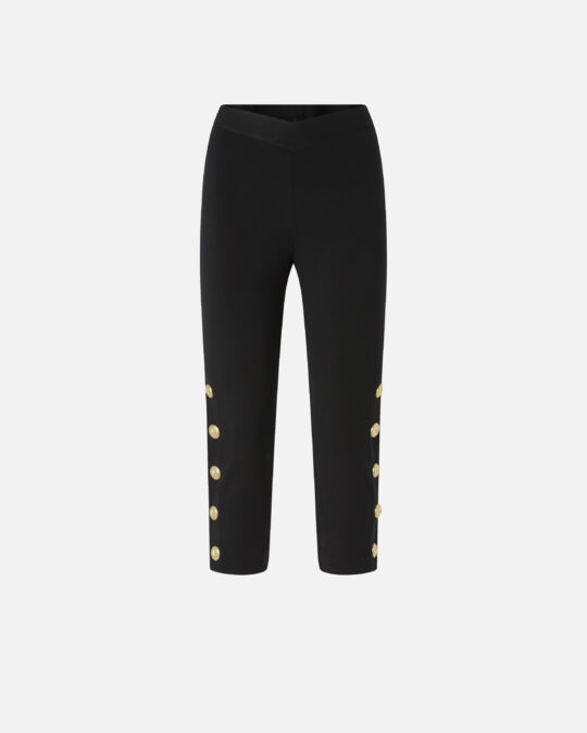 Leggings con botones metálicos