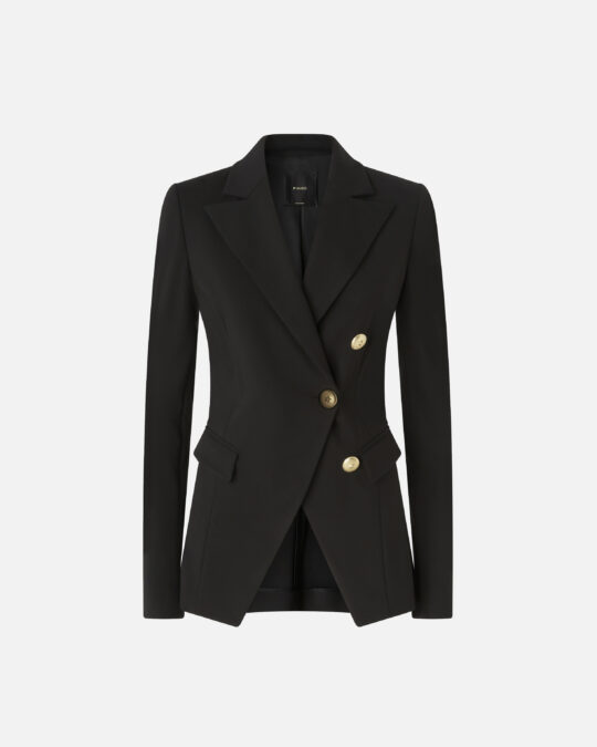 Fabric-stitch blazer