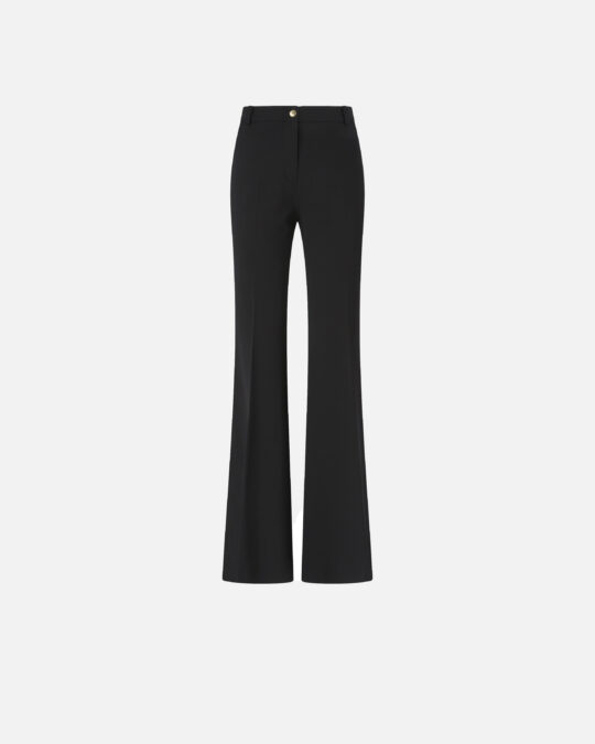 Pantalones acampanados de punto Milano