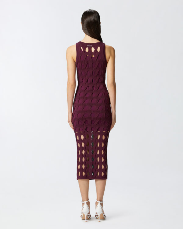 Vestido midi de punto calado - Imagen 3