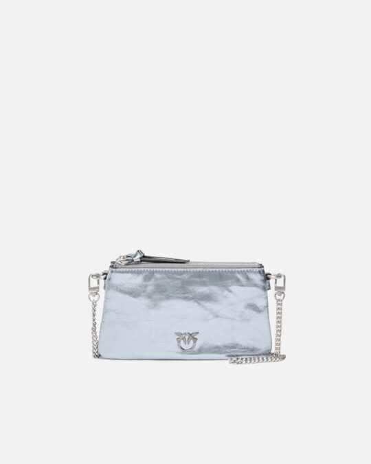 Mini Bolso Doble en piel laminada