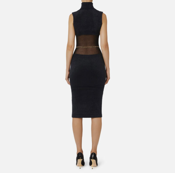 Vestido de punto con cinturón - Imagen 3
