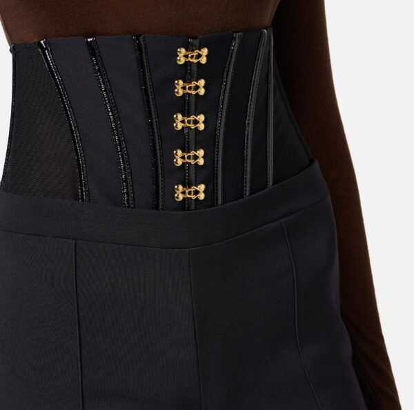 Pantalón de crepé ligero con ganchos joya - Imagen 4