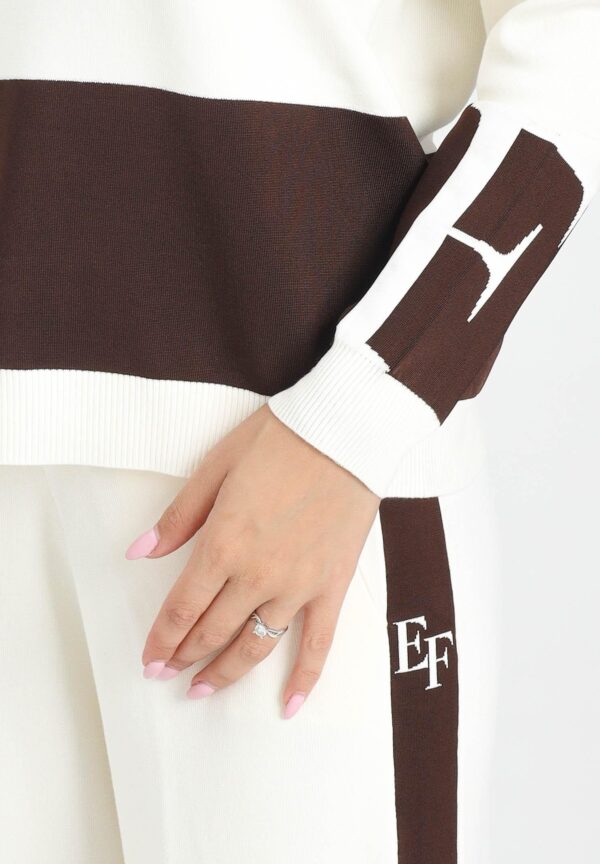 Jersey de viscosa con bandas brillantes - Imagen 2
