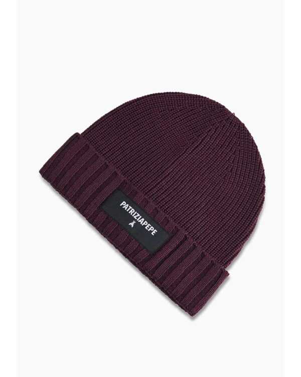 Boina/gorro en punto de canalé