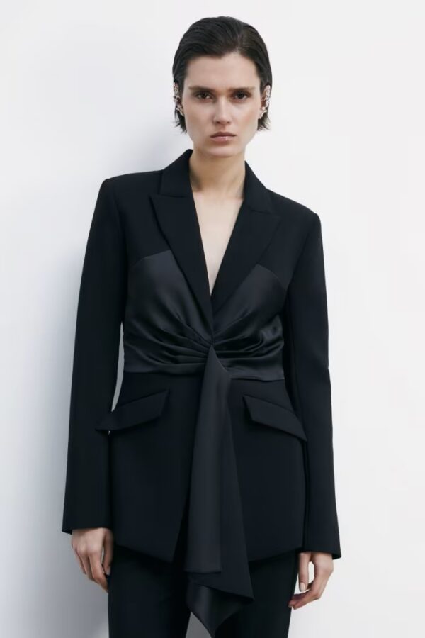 Blazer con drapeado - Imagen 2