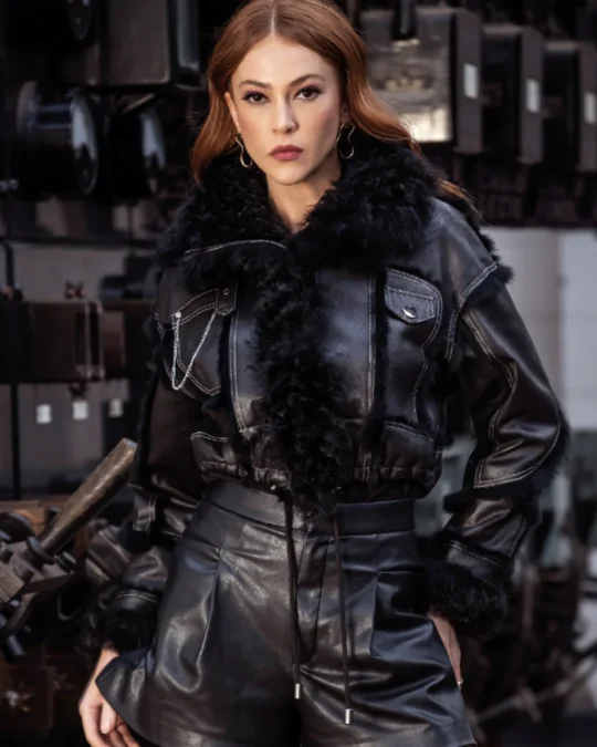 Cazadora con pelo Black