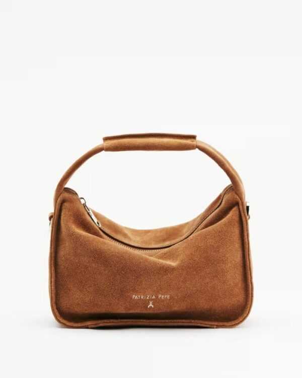Bolso de hombro pequeño de ante Contemporary Hobo - Preventa