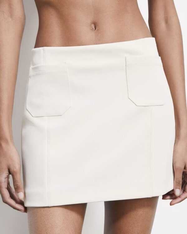 Minifalda sastre de twill - Preventa