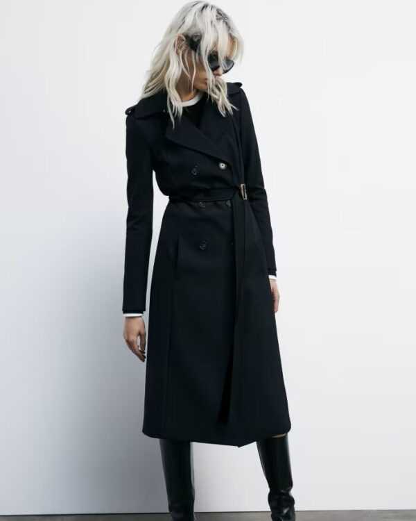 Gabardina con hebilla de nailon bielástico - Preventa