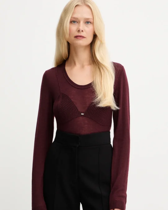 Jersey de mezcla de lana