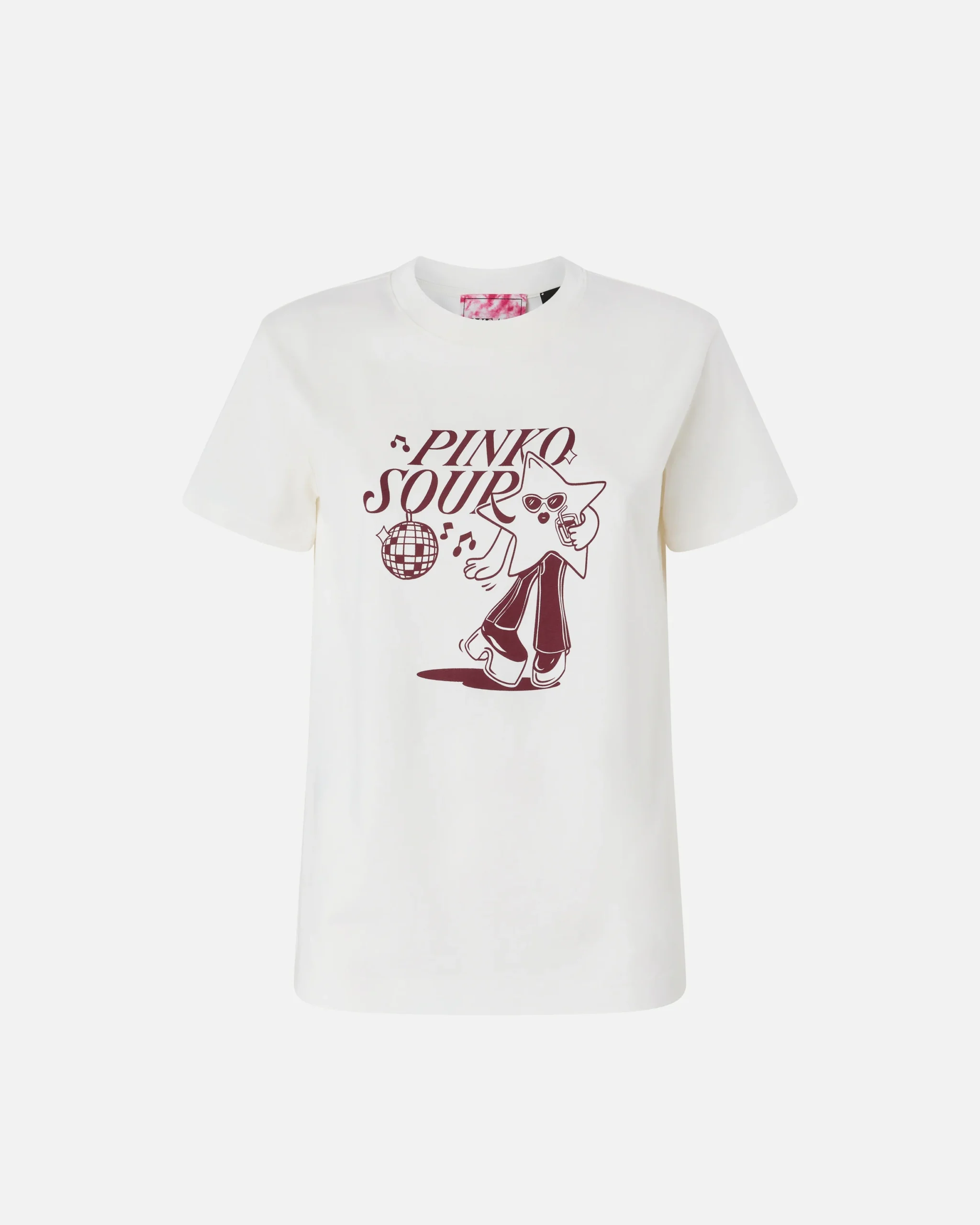 Camiseta con estampado de estrella de disco Pinko Sour - Preventa