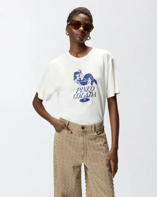 Camiseta con sirena Pinko Colada