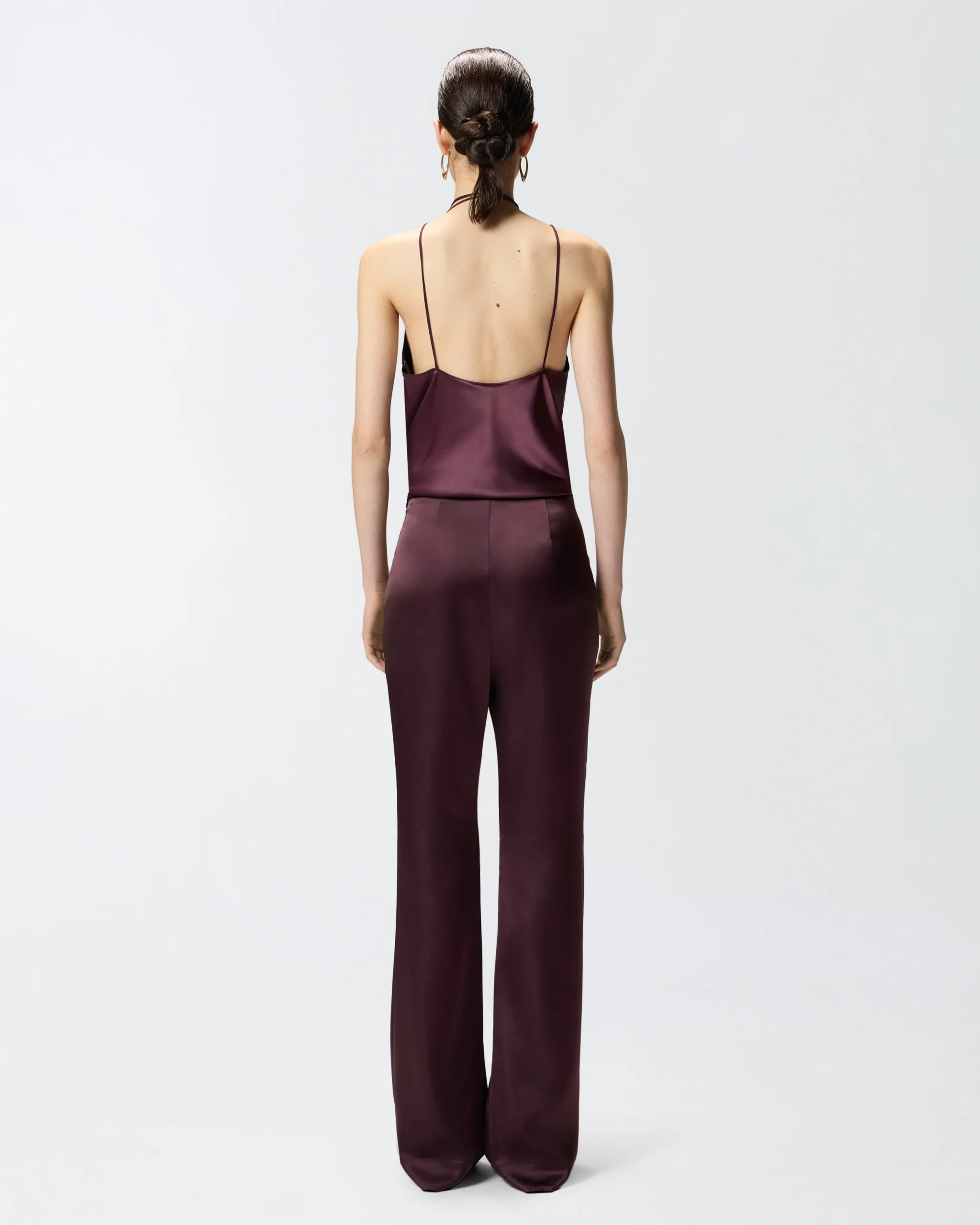 Pantalones acampanados de satén - Imagen 3