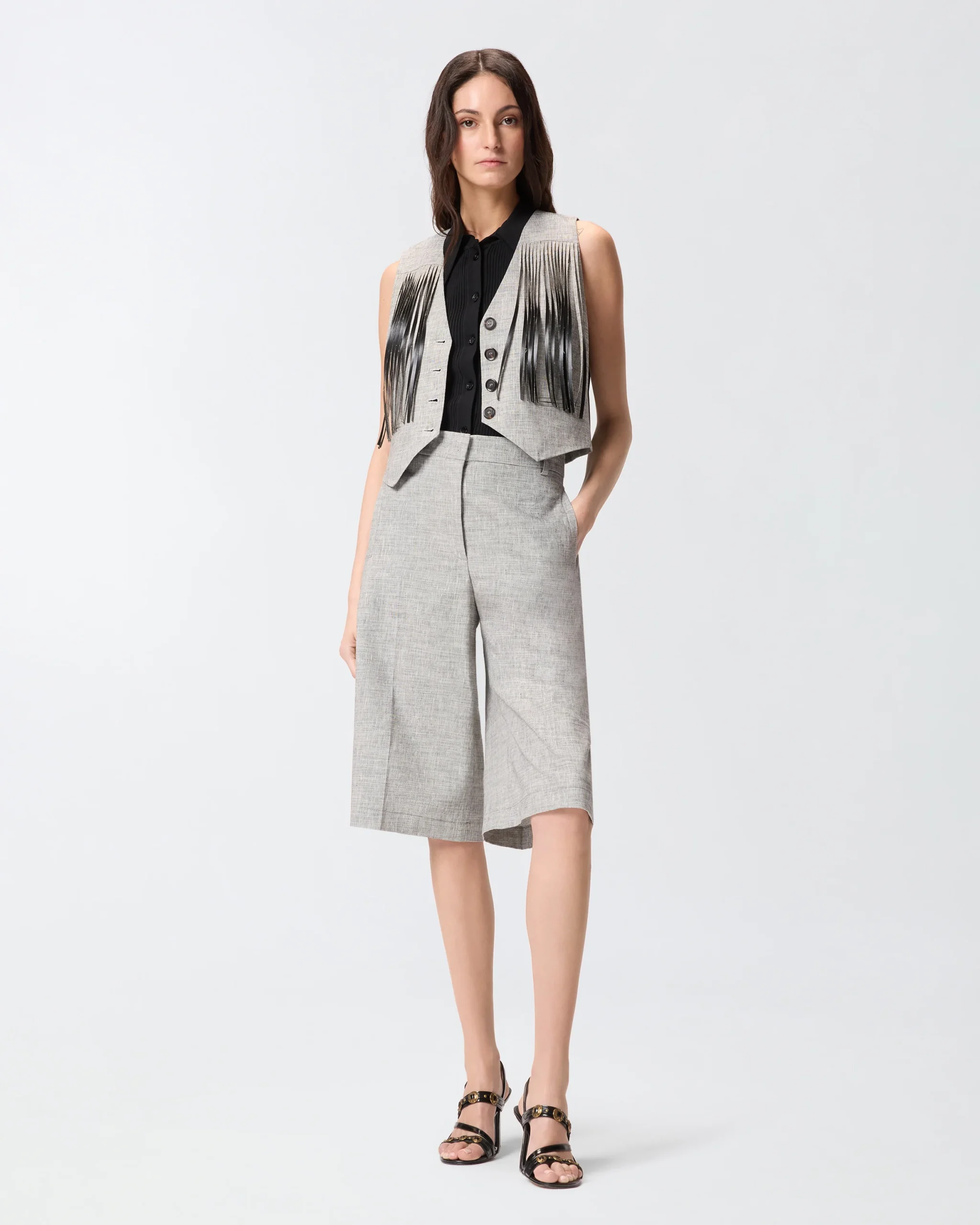 Chaleco con flecos - Imagen 4