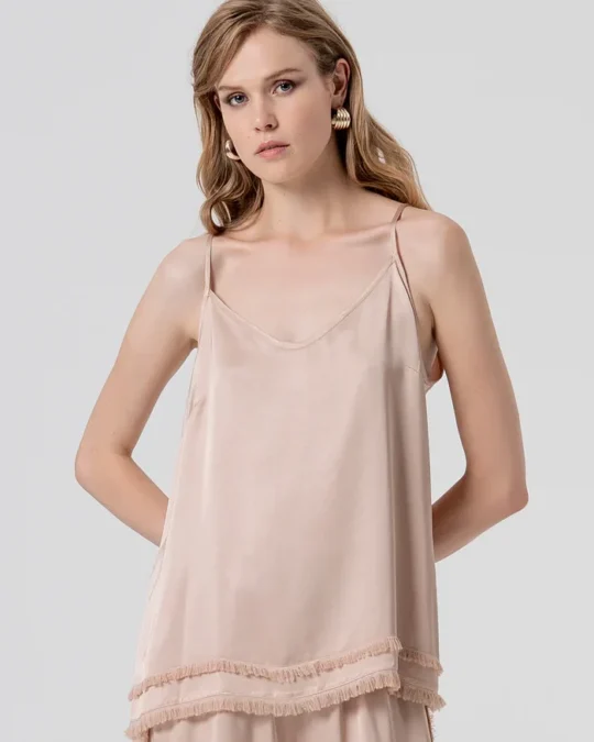 Camiseta de tirantes en tejido suave