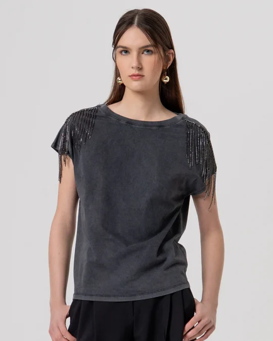 Camiseta de corte regular en algodón - Preventa