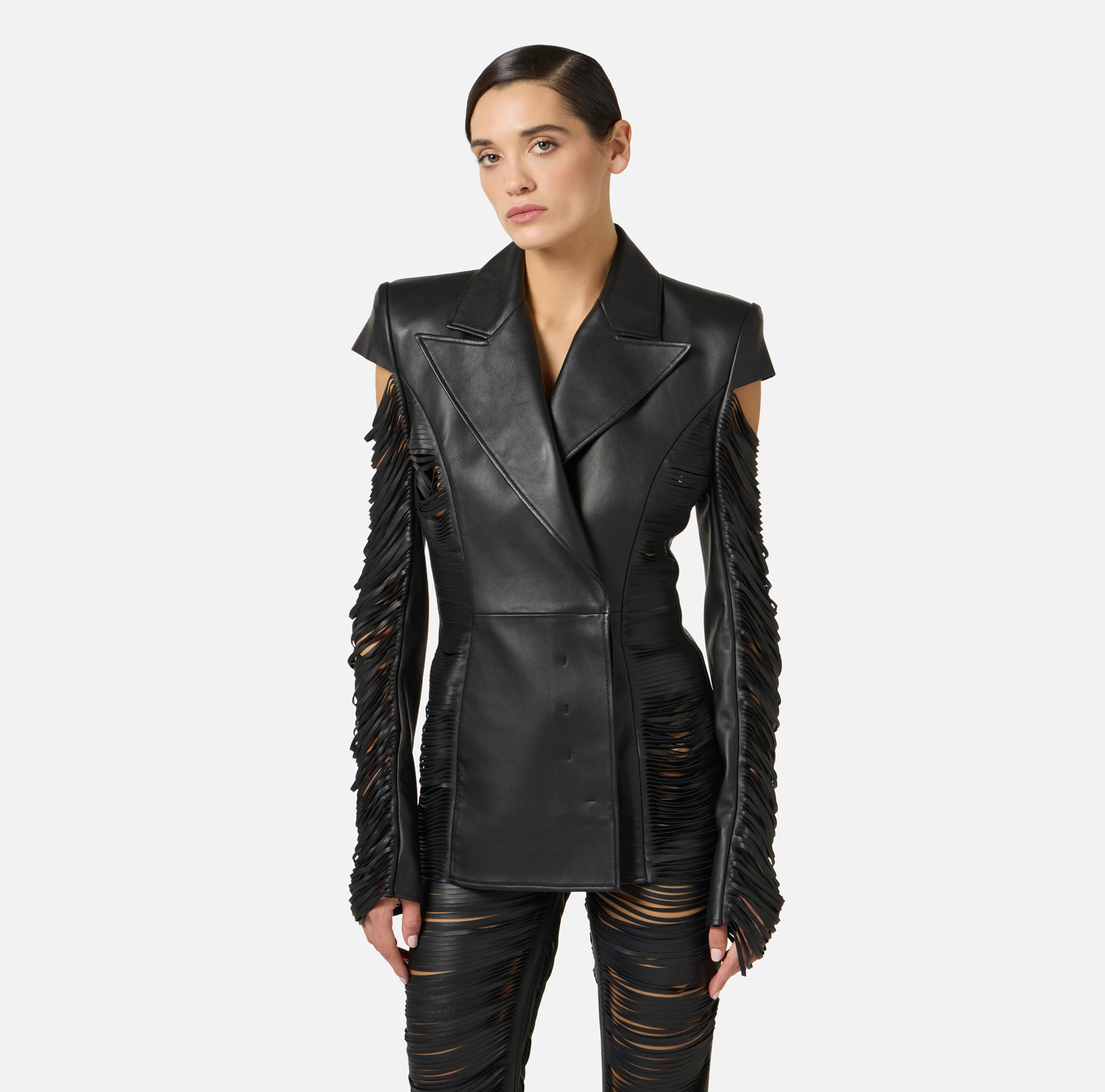 Chaqueta de napa con flecos - Imagen 3