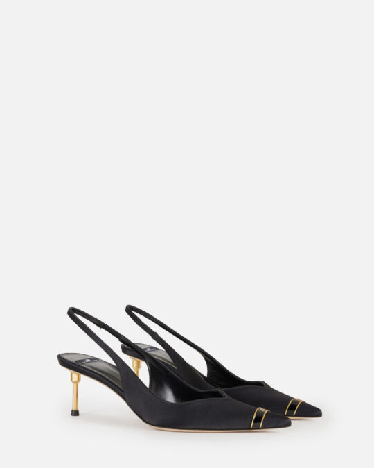 Slingback con tacón esculpido
