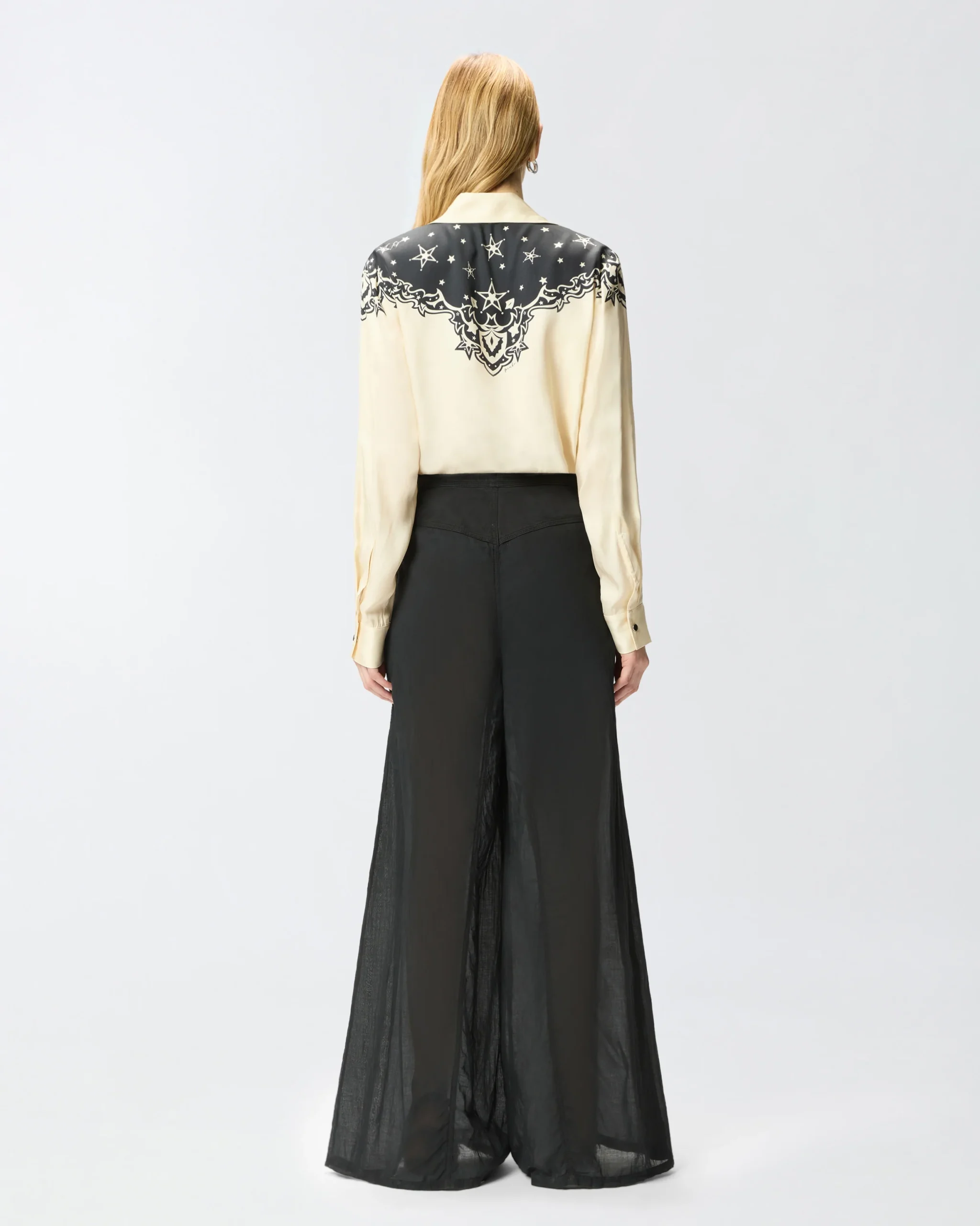 Camisa con estampado aplicado de estrellas - Imagen 3