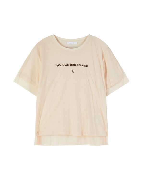 Camiseta de doble capa con mensaje - Preventa