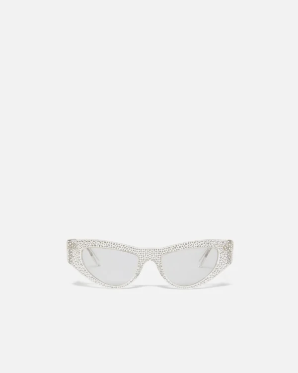 Gafas de sol ojo de gato con pedrería