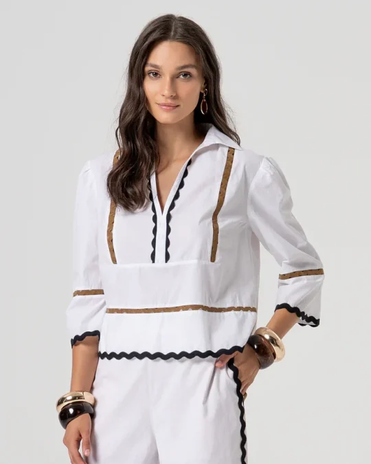 Blusa de corte regular