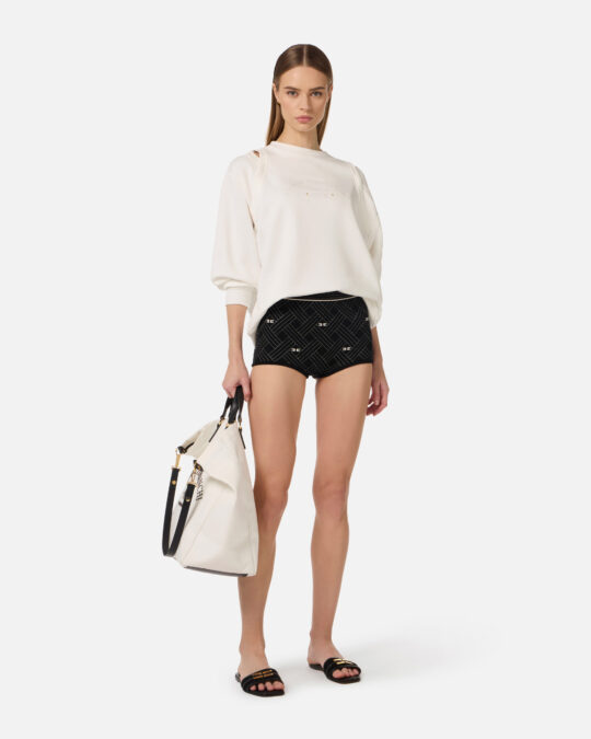 Sudadera de punto con cut-out