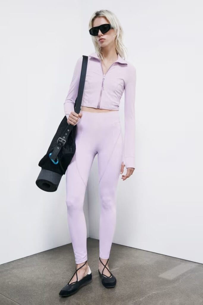 Leggings Self Retreat de jersey stretch