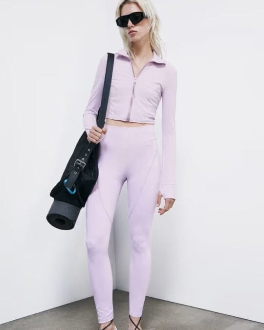 Leggings Self Retreat de jersey stretch