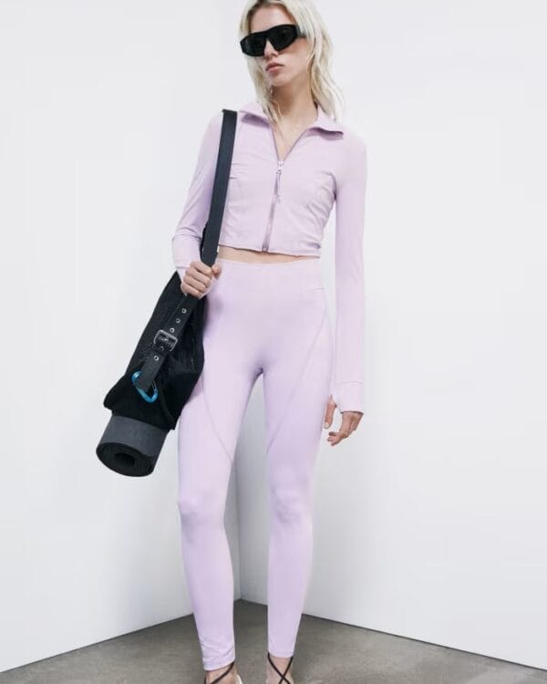Leggings Self Retreat de jersey stretch