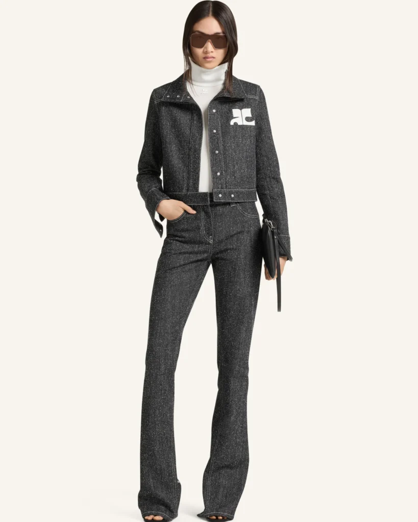 Chaqueta de tweed vaquera - Pronto