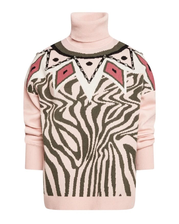 Jersey de punto con efecto jacquard de estampado - Pronto