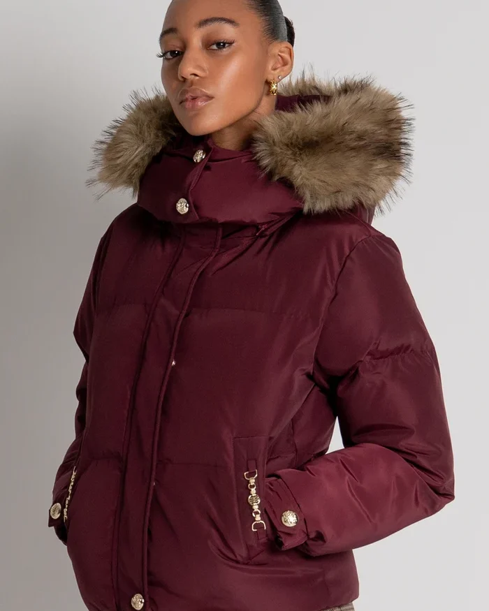 Chaqueta acolchada con capucha