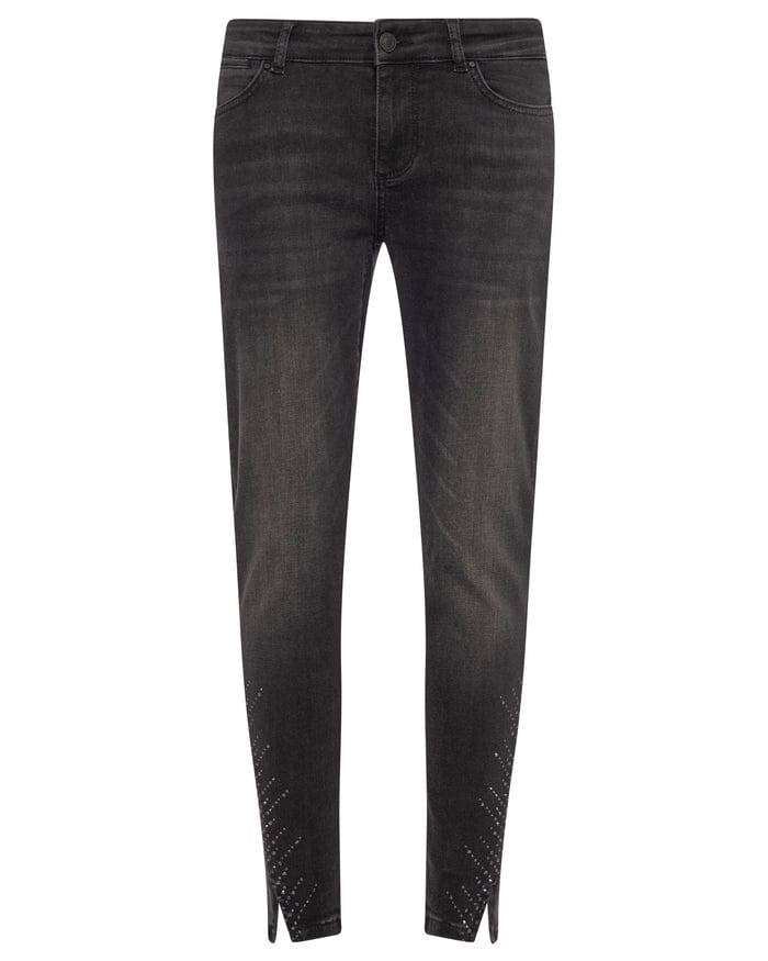Pantalones vaqueros con efecto push-up, en negro