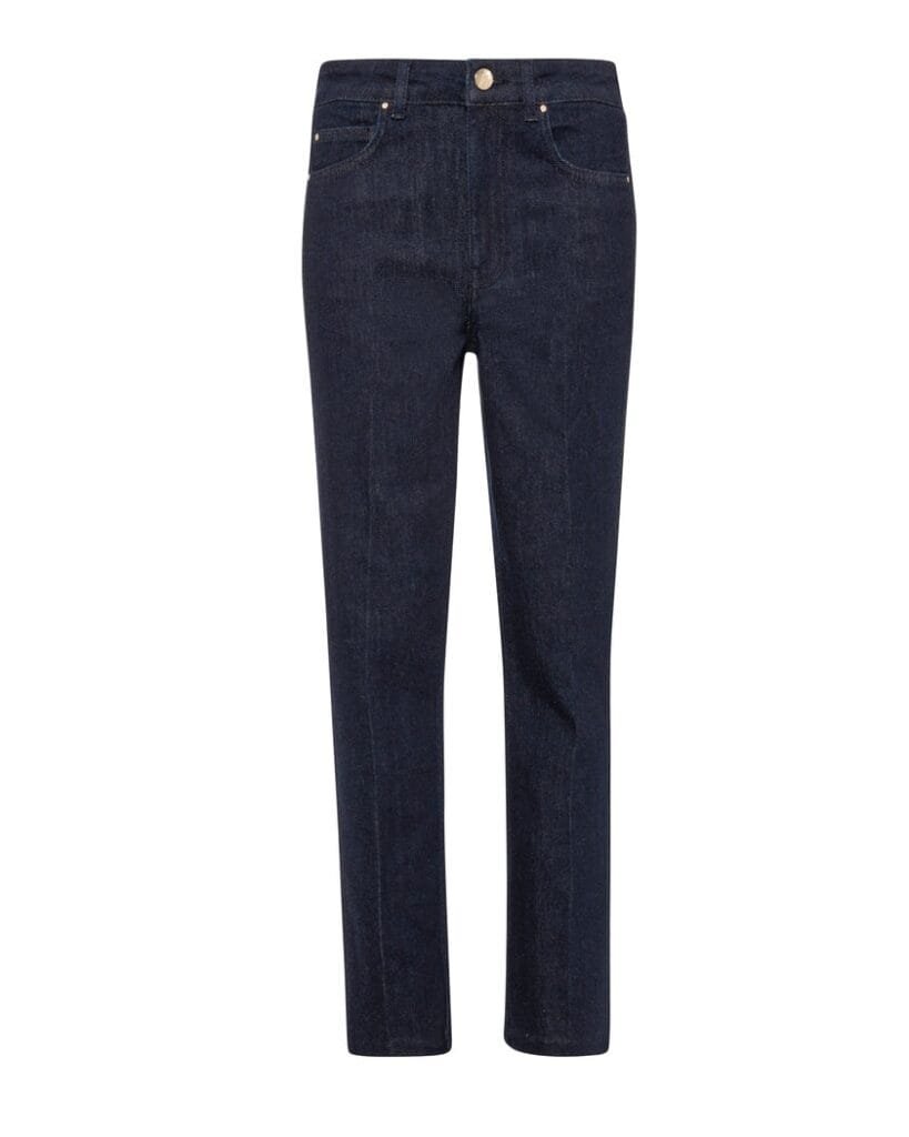 Pantalones vaqueros rectos azul oscuro rinse Fracomina mujer para CLNDSTNO