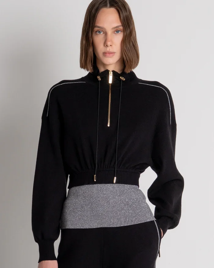 Prenda de punto de corte regular con cuello alto - Pronto