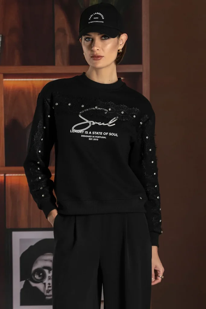 Sudadera negra Soul de FourSoul