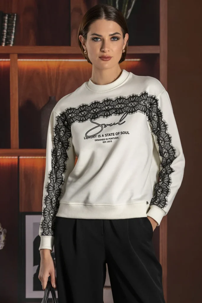 Sudadera blanca Soul de FourSoul