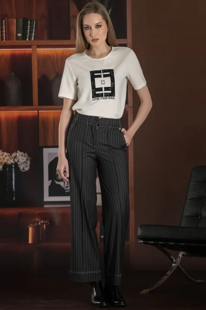 Pantalón de rayas de FourSoul