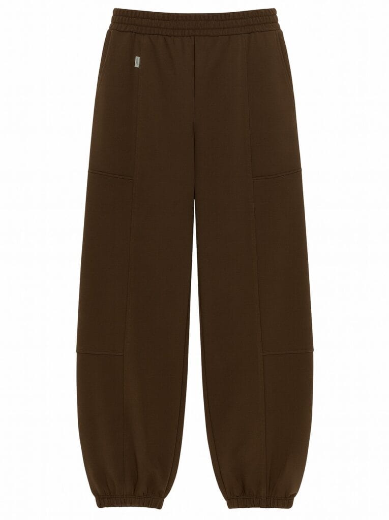 Pantalón jogger marrón de JJL Collection